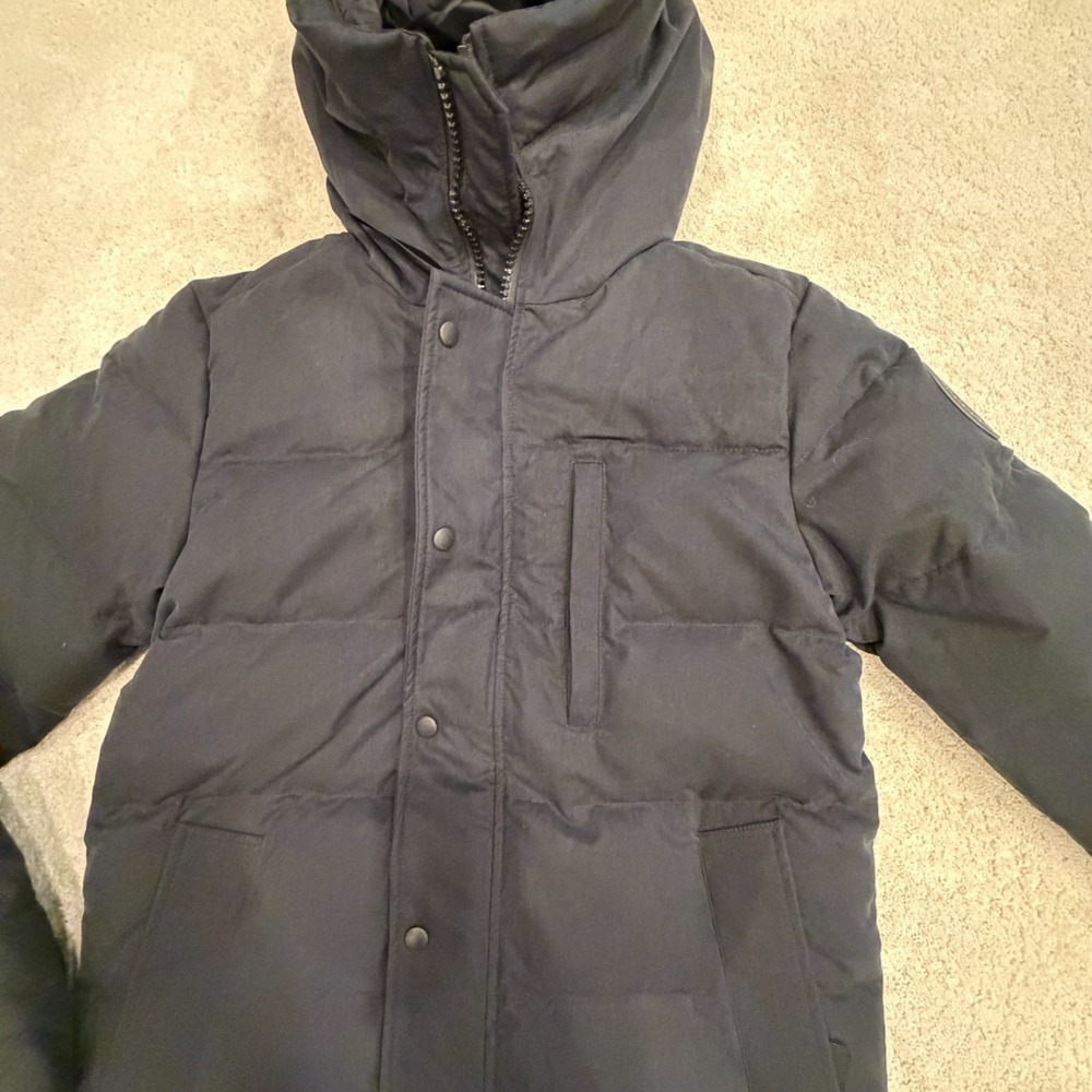 Canada Goose Mens Carson Down Parka CC Small Black (2079MB2) Black label - Picture 6 of 9